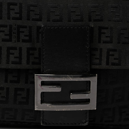 Fendi Zucchino Mama Baguette Black 9 of 9