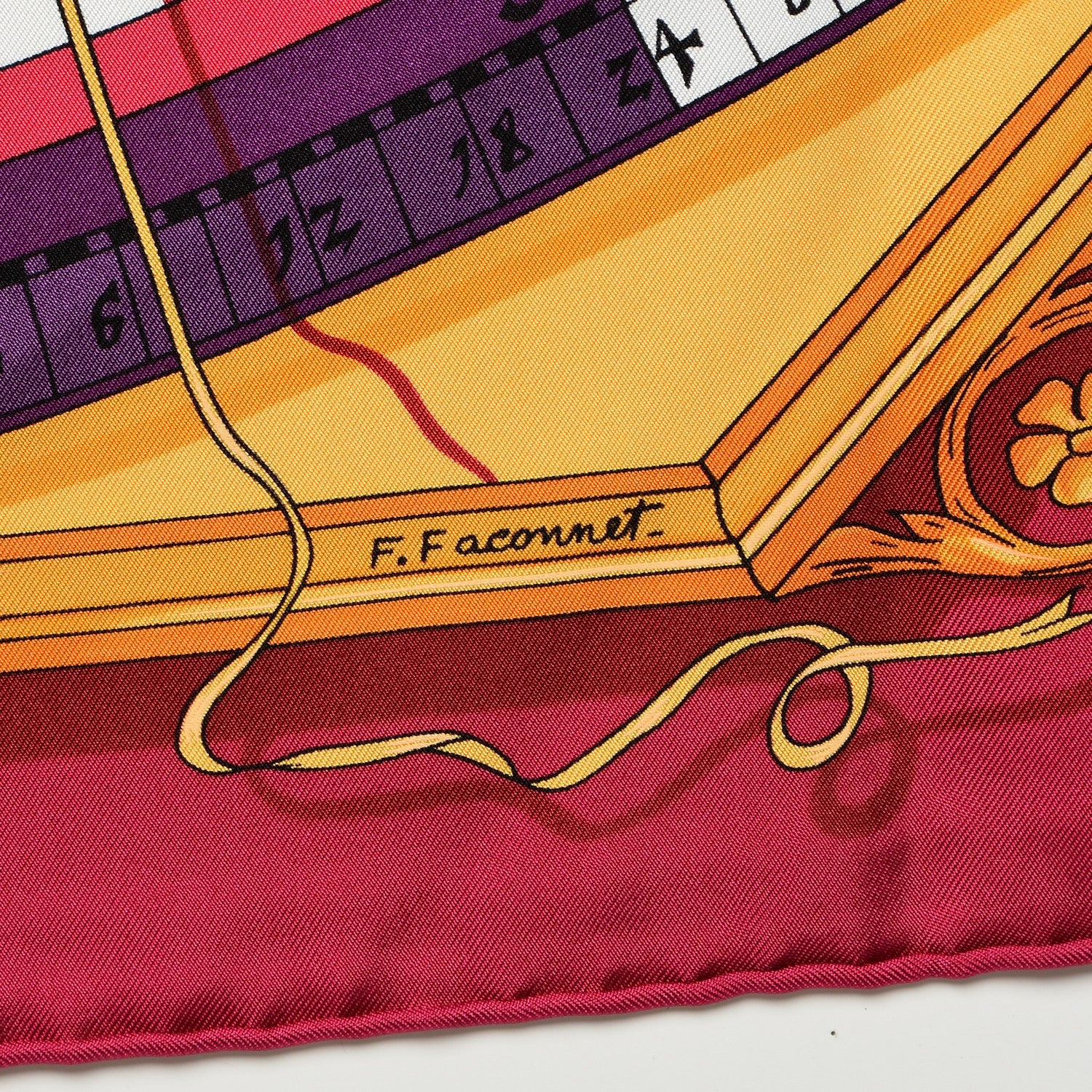 Hermes Silk Dies Et Hore Scarf 90 5 of 5