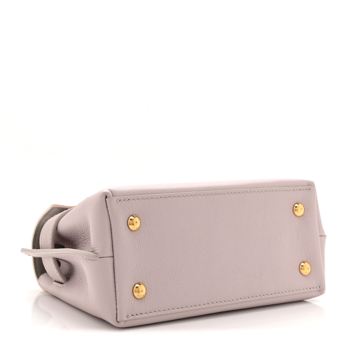 Louis Vuitton Soft Calfskin Mini Lockme Ever Quartz Greige 4 of 9