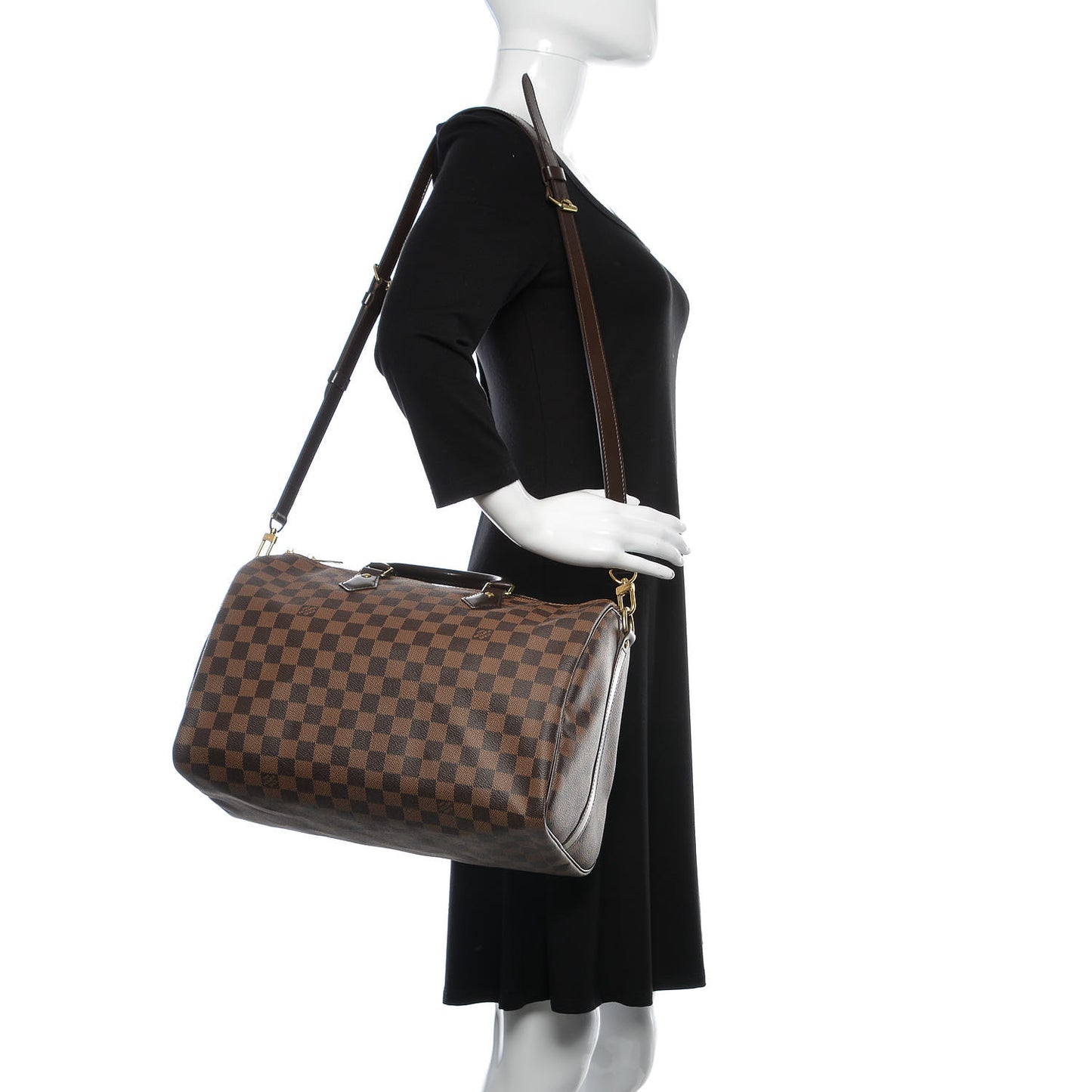 Damier Ebene Speedy Bandouliere 35
