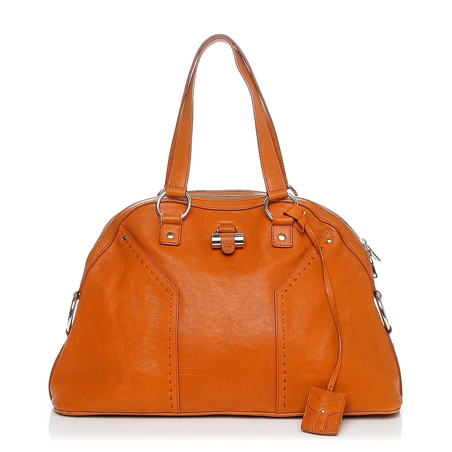 Calfskin Large Muse Orange