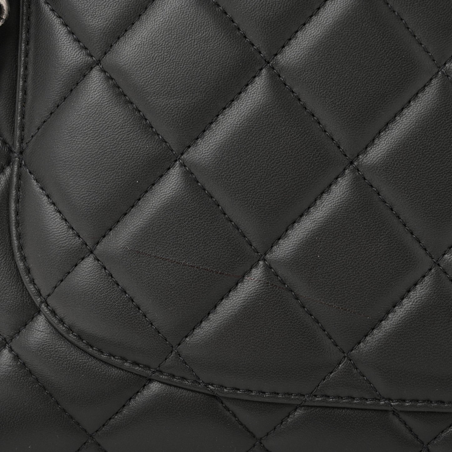 Lambskin Quilted Large Trendy CC Dual Handle Flap Bag Dark Grey