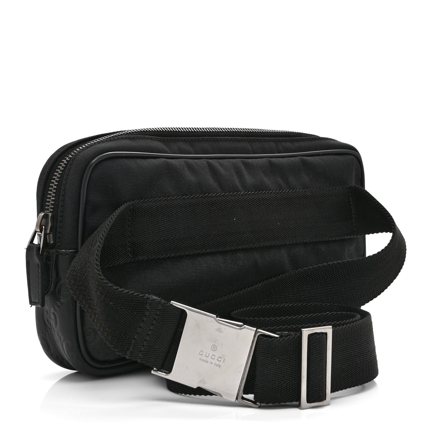 Guccissima Nylon Belt Bag  Black
