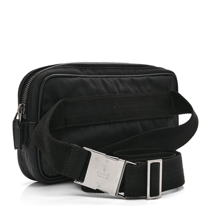 Gucci Guccissima Nylon Belt Bag  Black 3 of 10