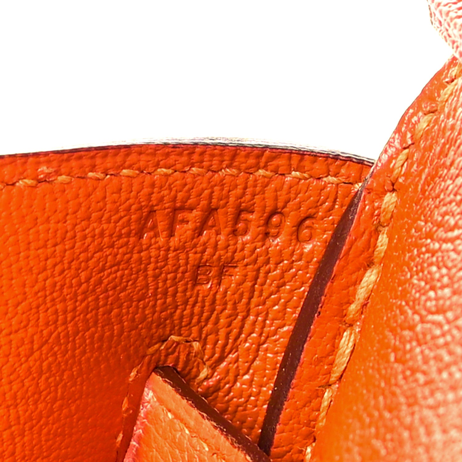 Hermes Togo Birkin 40 Orange Poppy 7 of 10