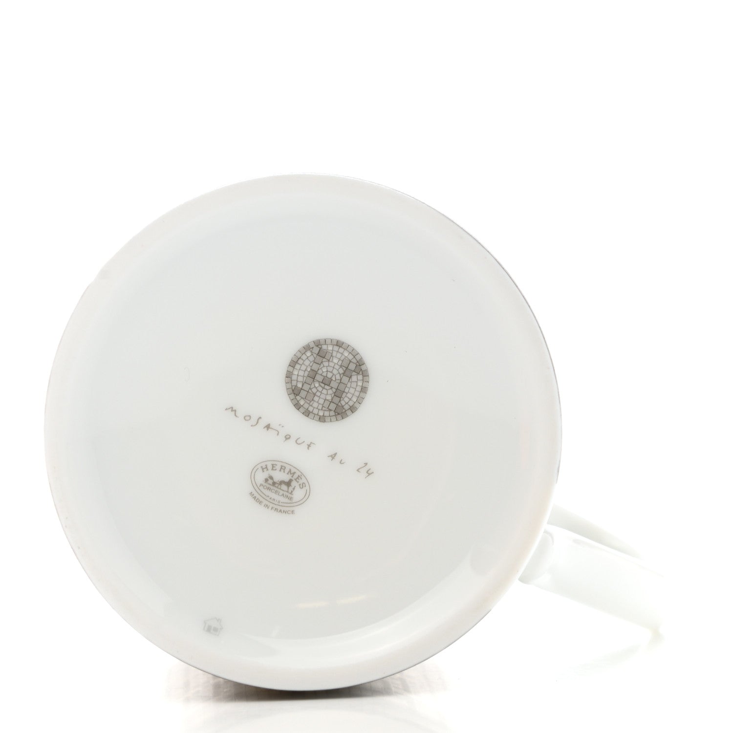 Hermes Porcelain Mosaique au 24 Mug Platinum 5 of 7