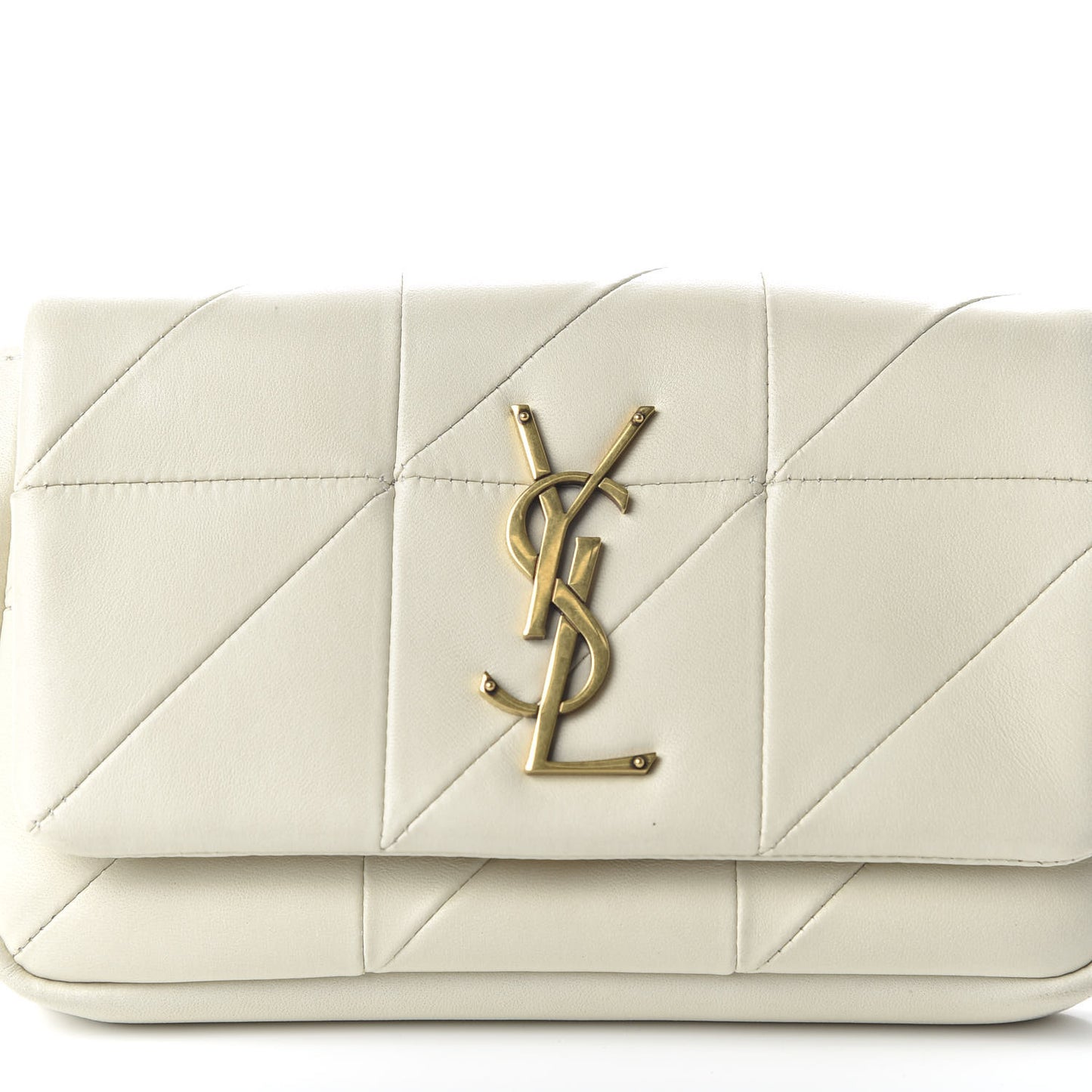 Lambskin Monogram Jamie Belt Bag Crema Soft