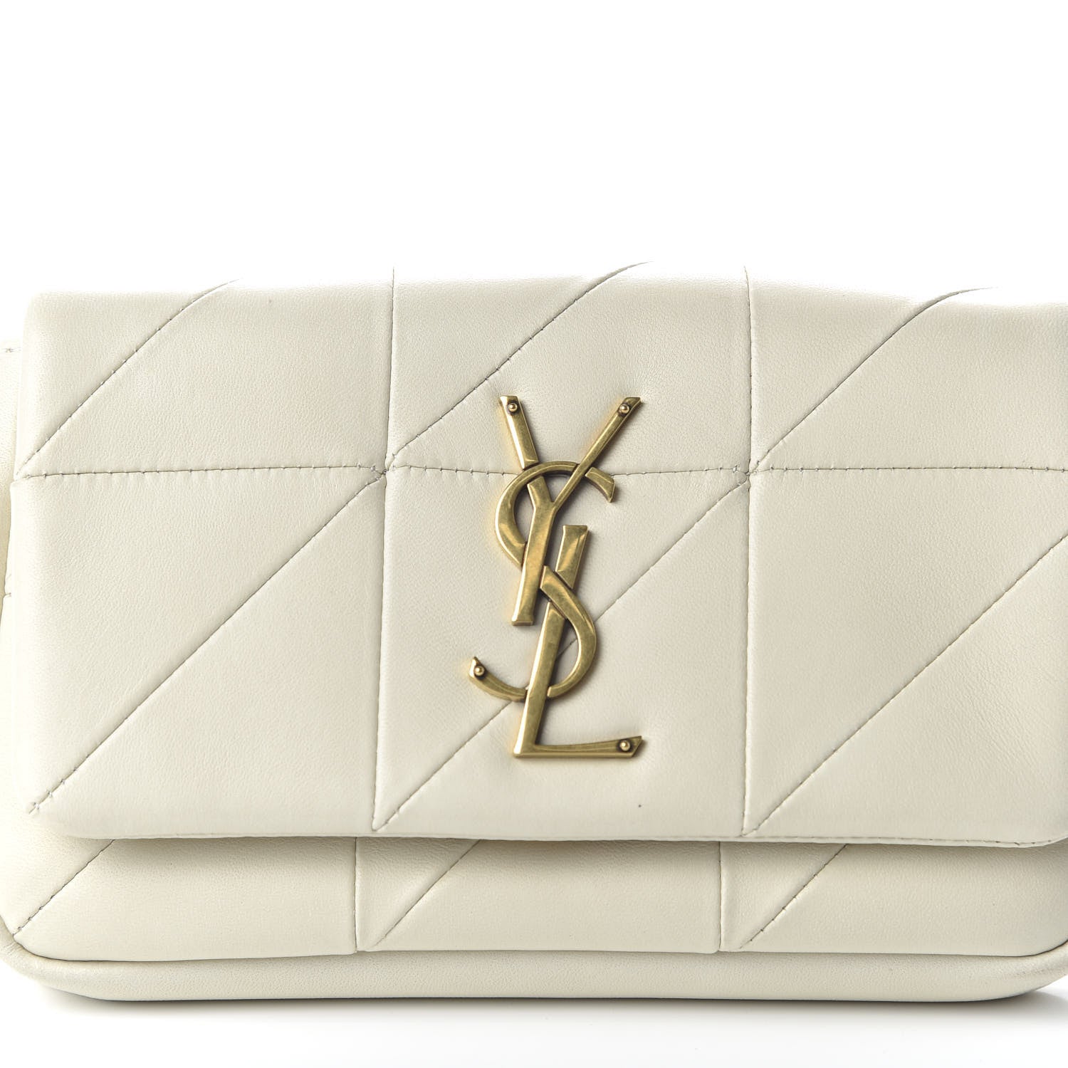Saint Laurent Lambskin Monogram Jamie Belt Bag Crema Soft 9 of 9