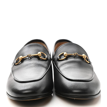 Gucci Calfskin Womens Jordaan Loafers 37 Black 2 of 9