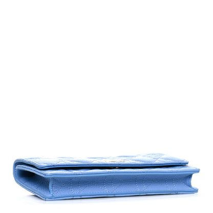 Christian Dior Supple Calfskin Caro Belt Bag Cloud Blue 3 of 12