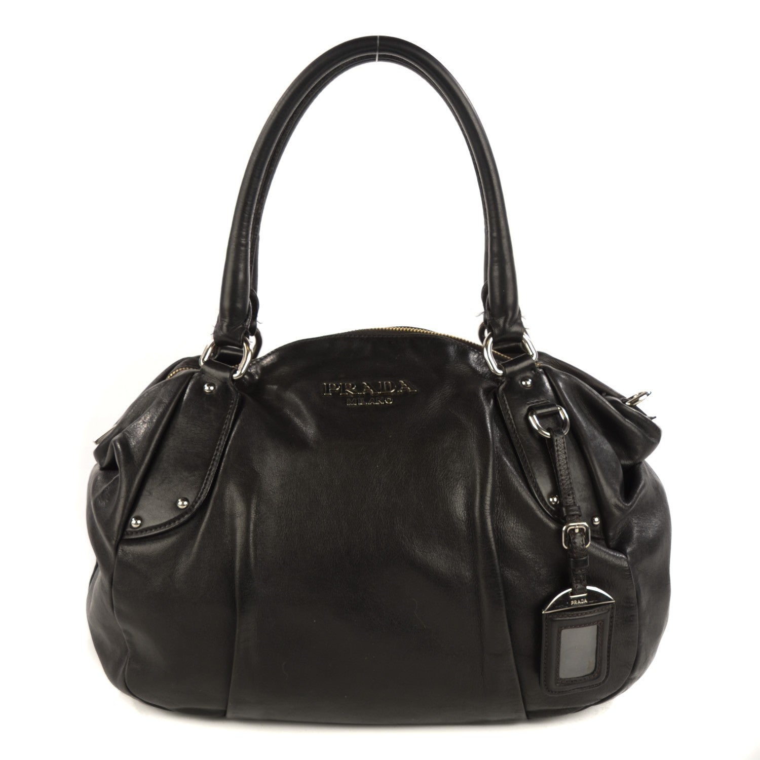 Prada Soft Calf Satchel Nero Black 1 of 10