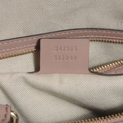 Gucci Monogram Vintage Web Medium Boston Light Pink 7 of 7