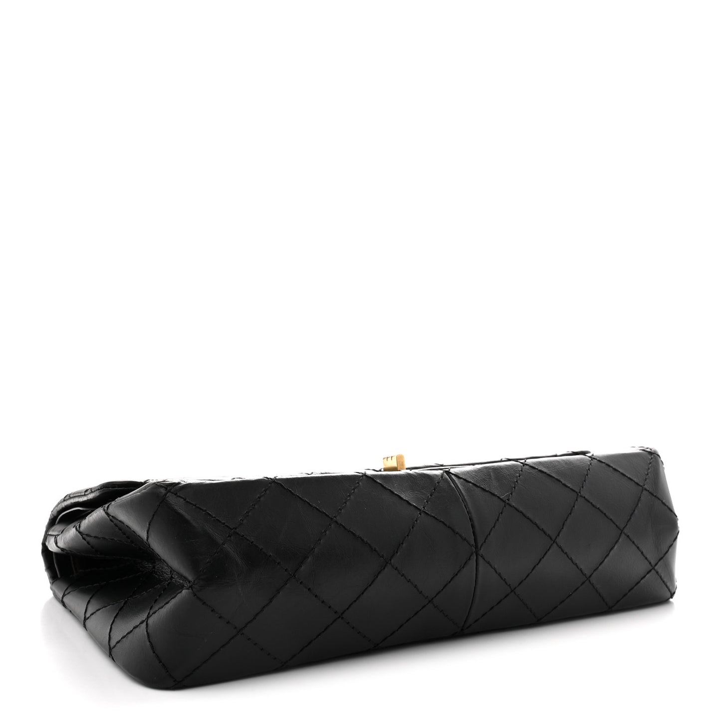 Aged Calfskin Quilted 2.55 Reissue 226 Flap Black