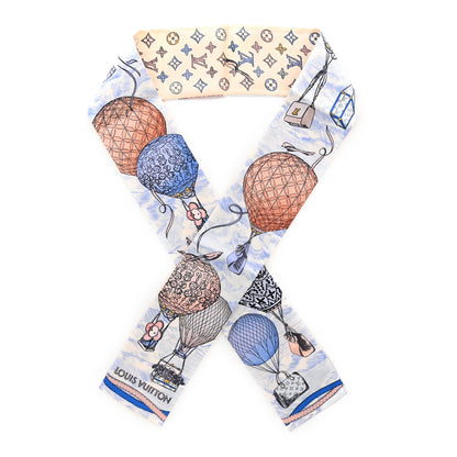 Louis Vuitton Silk Monogram Up And Away Bandeau Light Blue 1 of 3
