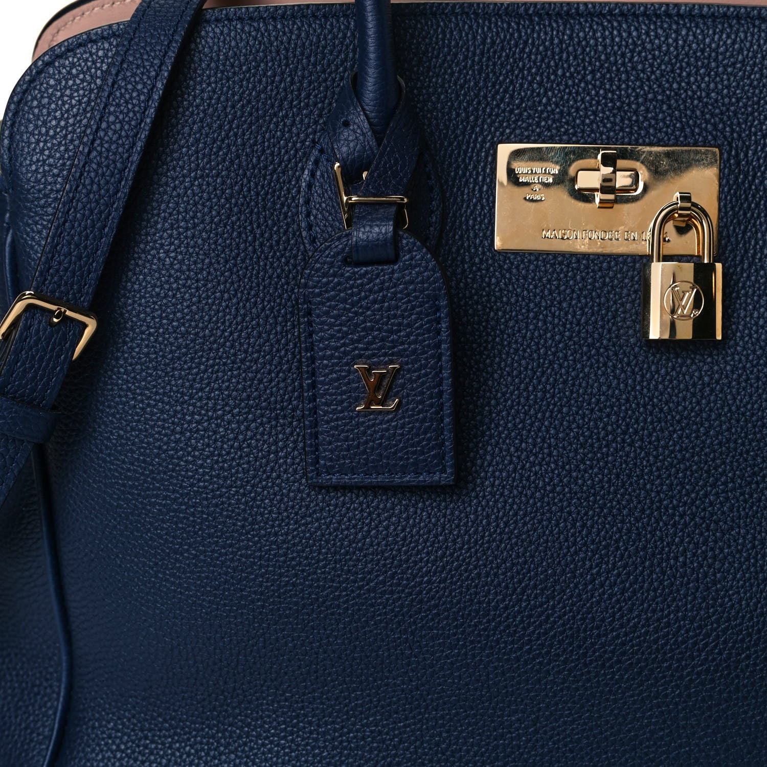 Louis Vuitton Veau Nuage Milla MM Bleu Marine 12 of 15