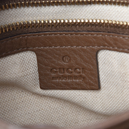 Gucci Calfskin Small Bamboo Shopper Tote Acero 6 of 14