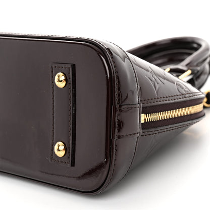 Louis Vuitton Vernis Alma BB Amarante 9 of 9