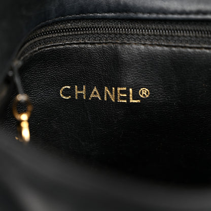 Chanel Lambskin Quilted Mini Flap Shoulder Bag Black 6 of 13