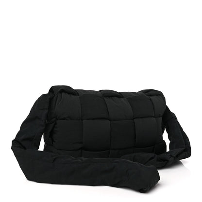 Bottega Veneta Nylon Intrecciato Padded Tech Maxi Cassette Bag Black 3 of 9