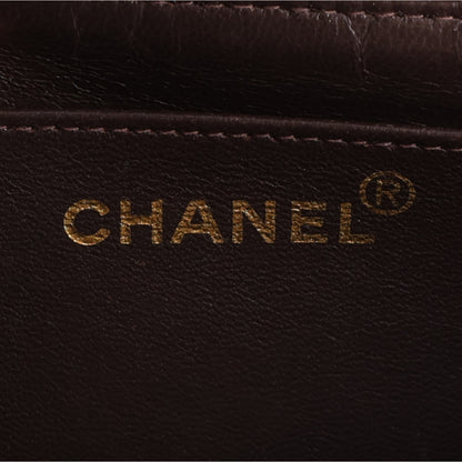 Chanel Lambskin Quilted Medium Single Flap Dark Brown 6 of 12