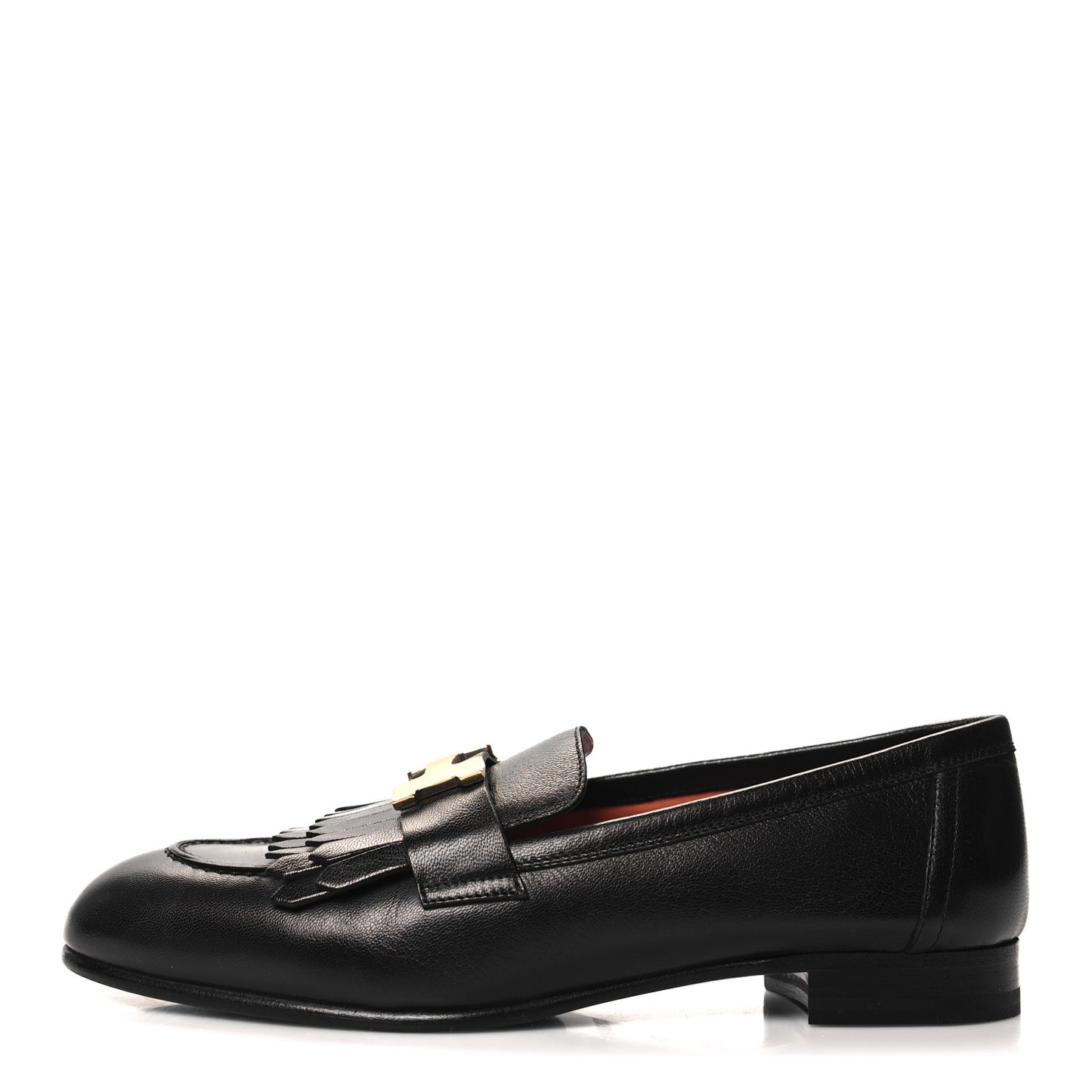 Goatskin Womens Royal Loafers 36 Black