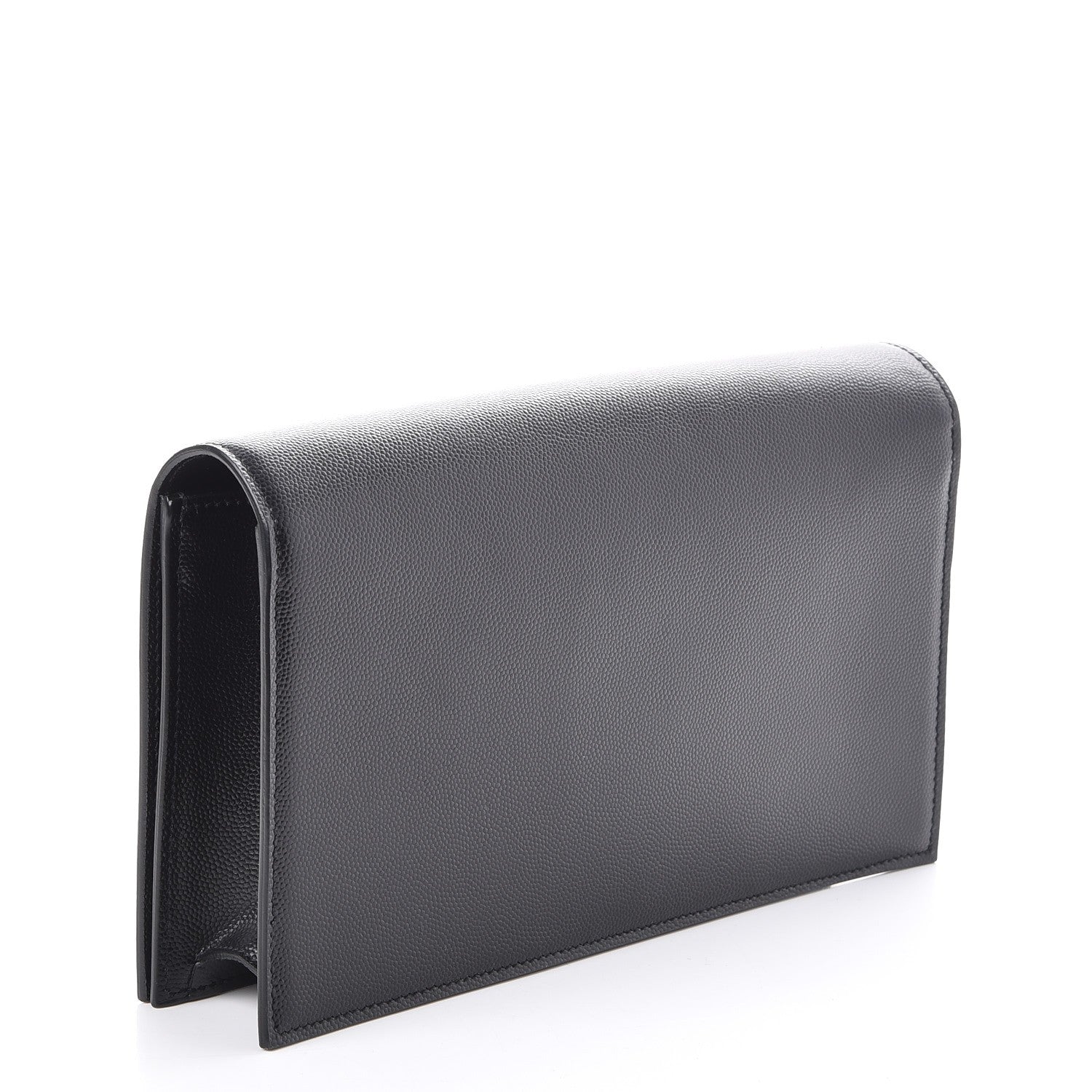 Saint Laurent Grain De Poudre Classic Monogram Kate Clutch Black 3 of 7