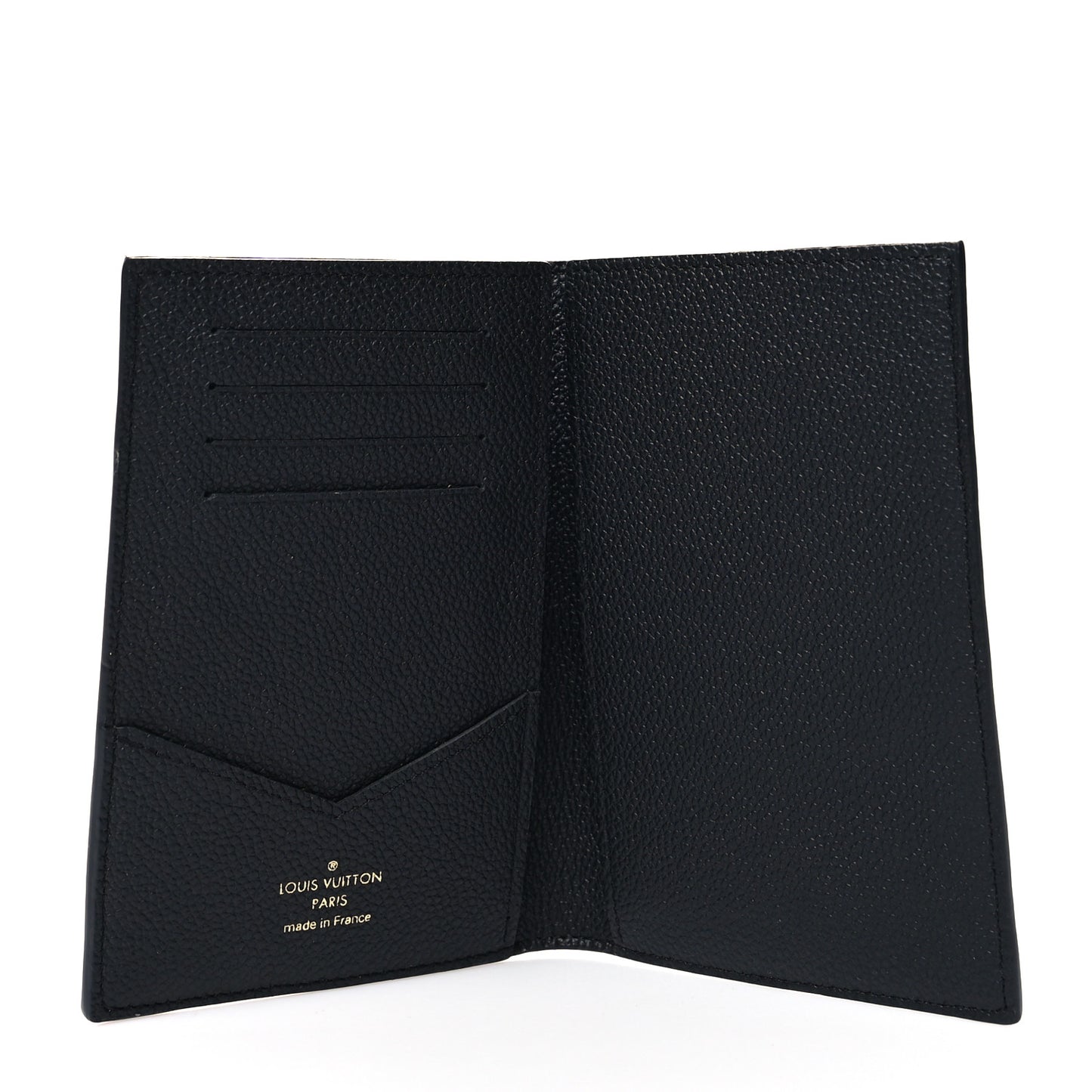 Empreinte Monogram Giant Passport Cover Black Beige