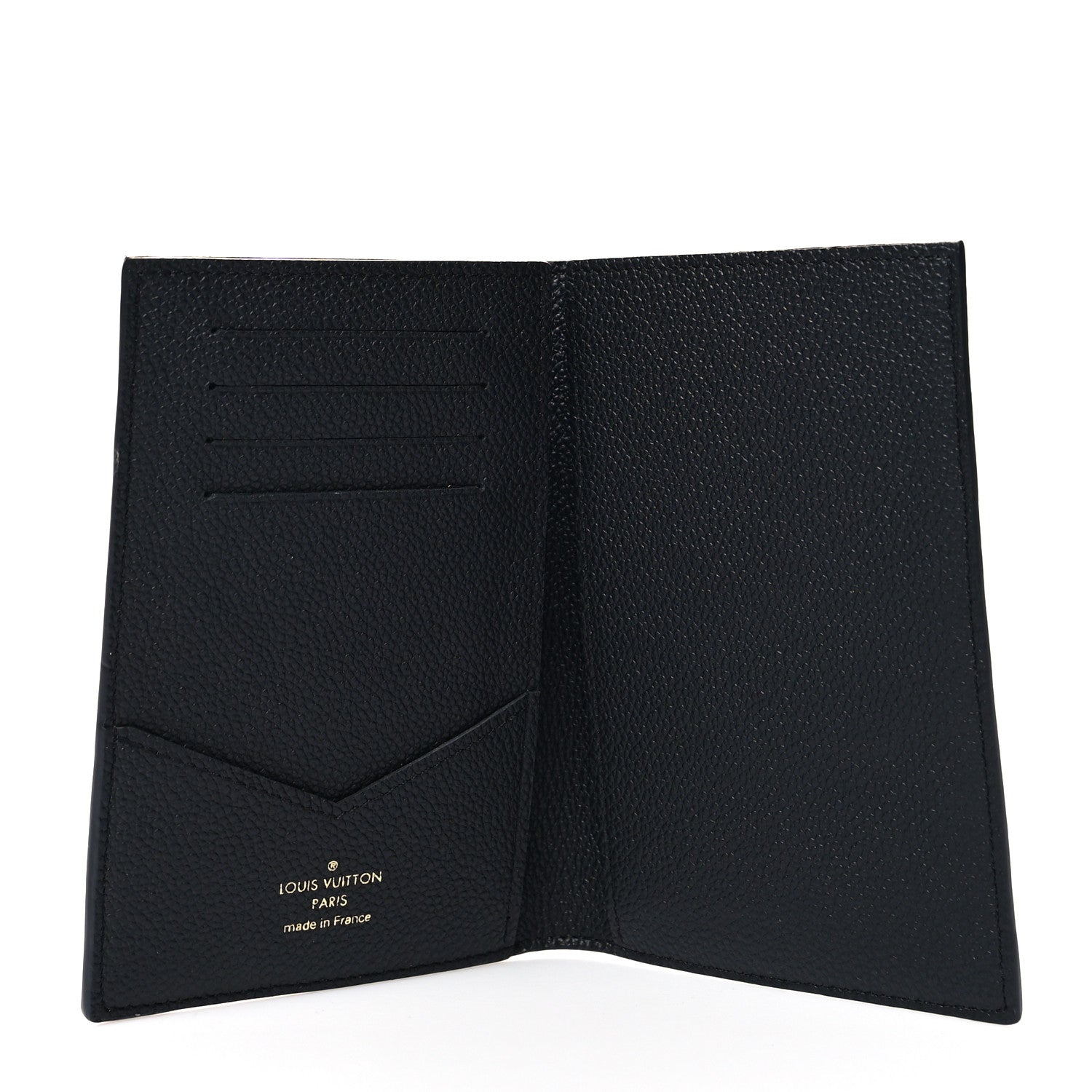 Louis Vuitton Empreinte Monogram Giant Passport Cover Black Beige 5 of 7