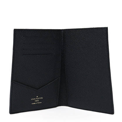 Louis Vuitton Empreinte Monogram Giant Passport Cover Black Beige 5 of 7