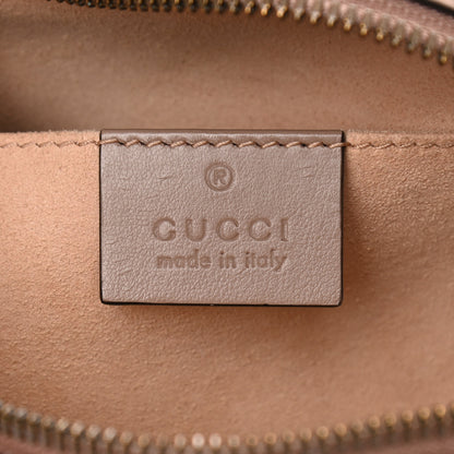 Gucci Calfskin Matelasse Small GG Marmont Chain Shoulder Bag Porcelain Rose 6 of 11