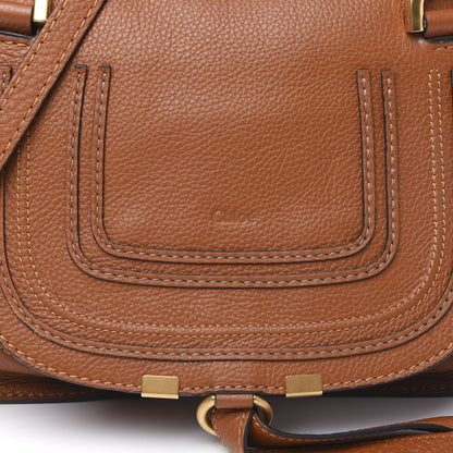 Chloe Calfskin Small Marcie Satchel Tan 6 of 8