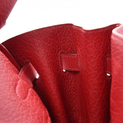 Hermes Buffle Skipper Birkin 35 Rouge Casaque 13 of 41