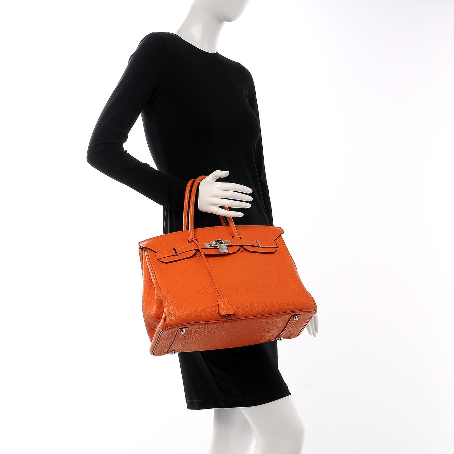Togo Birkin 35 Orange