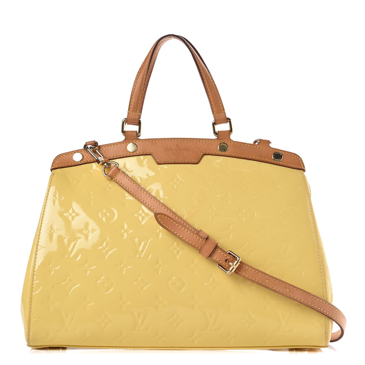Louis Vuitton Vernis Brea MM Citrine 1 of 22