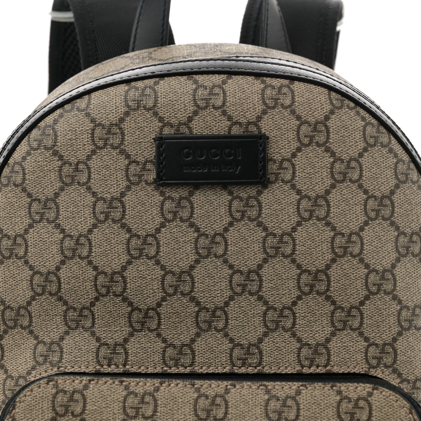 GG Supreme Monogram Small Eden Day Backpack Black