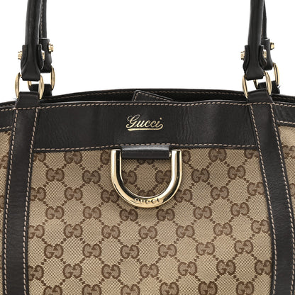 Gucci Monogram Medium D Gold Ring  Brown 9 of 12