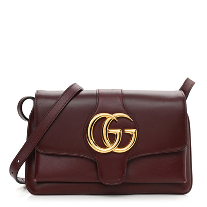Gucci Vitello Palmellato Lux Small Arli Flap Shoulder Bag Vintage Bordeaux 1 of 12