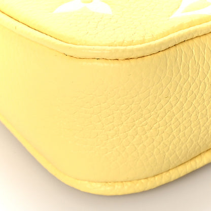 Louis Vuitton Empreinte Monogram Mini Pochette Accessories Lemon Curd Yellow 7 of 9