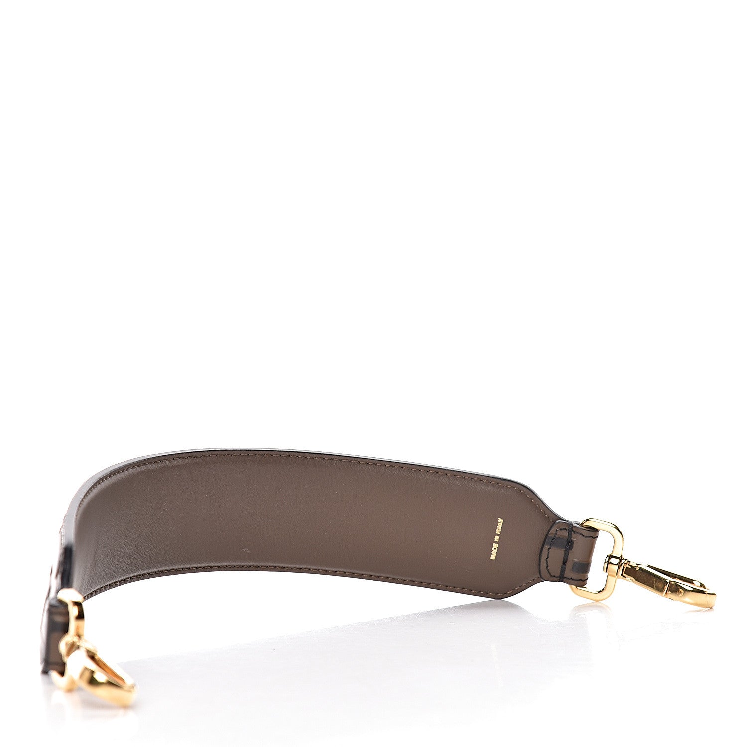 Fendi Calfskin FF 1974 Embossed Mini Strap You Maya Black 2 of 5