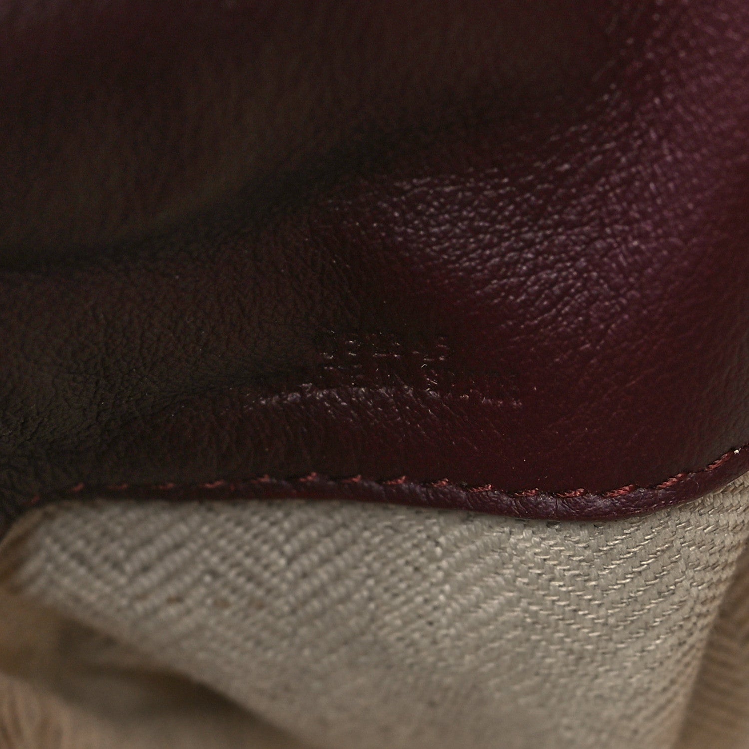 Loewe Calfskin Large Flamenco Knot Bag Dark Burgundy 7 of 10