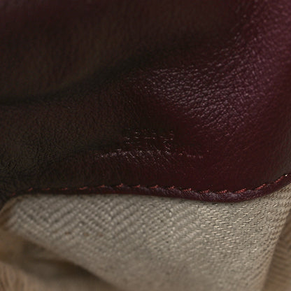 Loewe Calfskin Large Flamenco Knot Bag Dark Burgundy 7 of 10