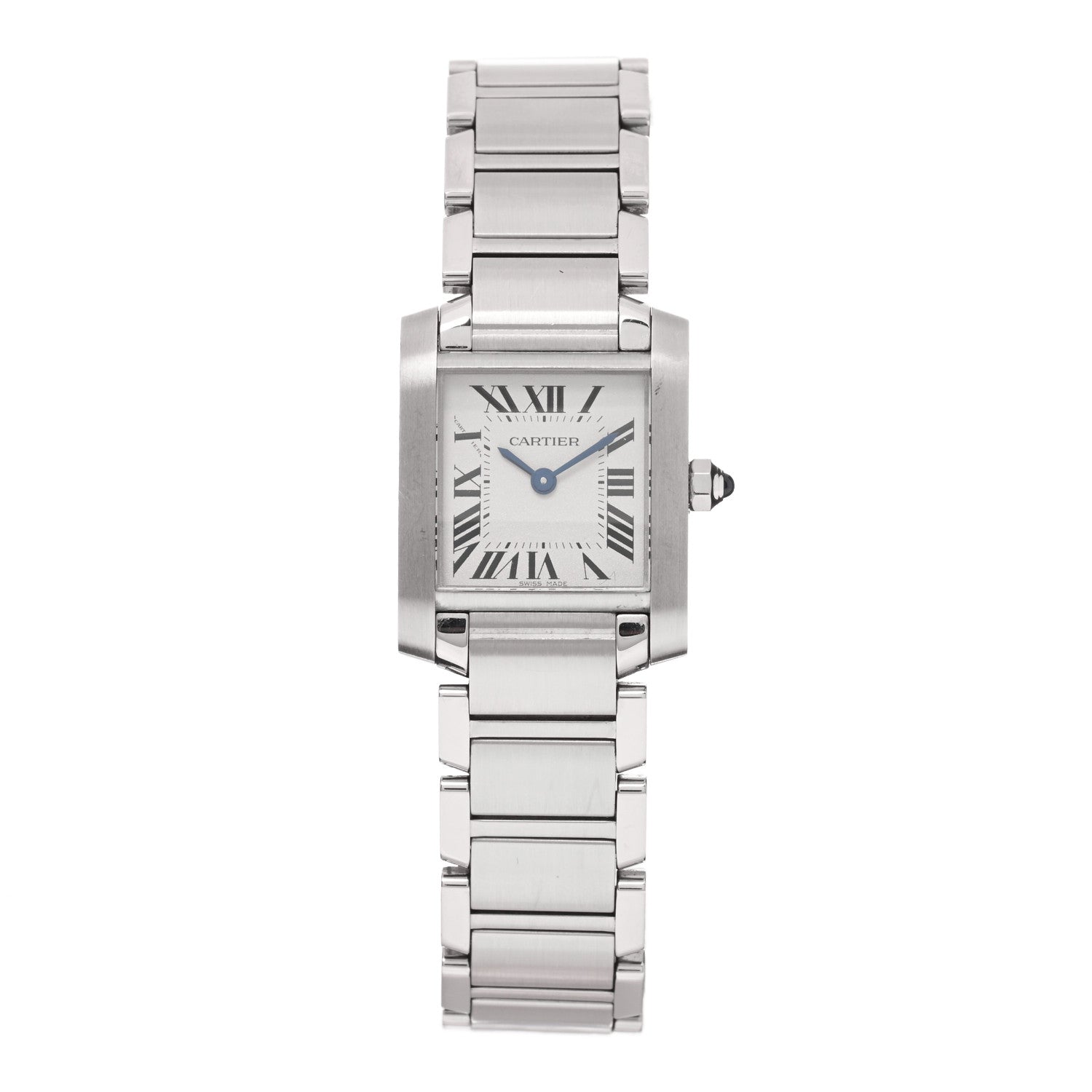 Cartier Stainless Steel 20mm Tank Francaise Quartz Watch 1 of 5