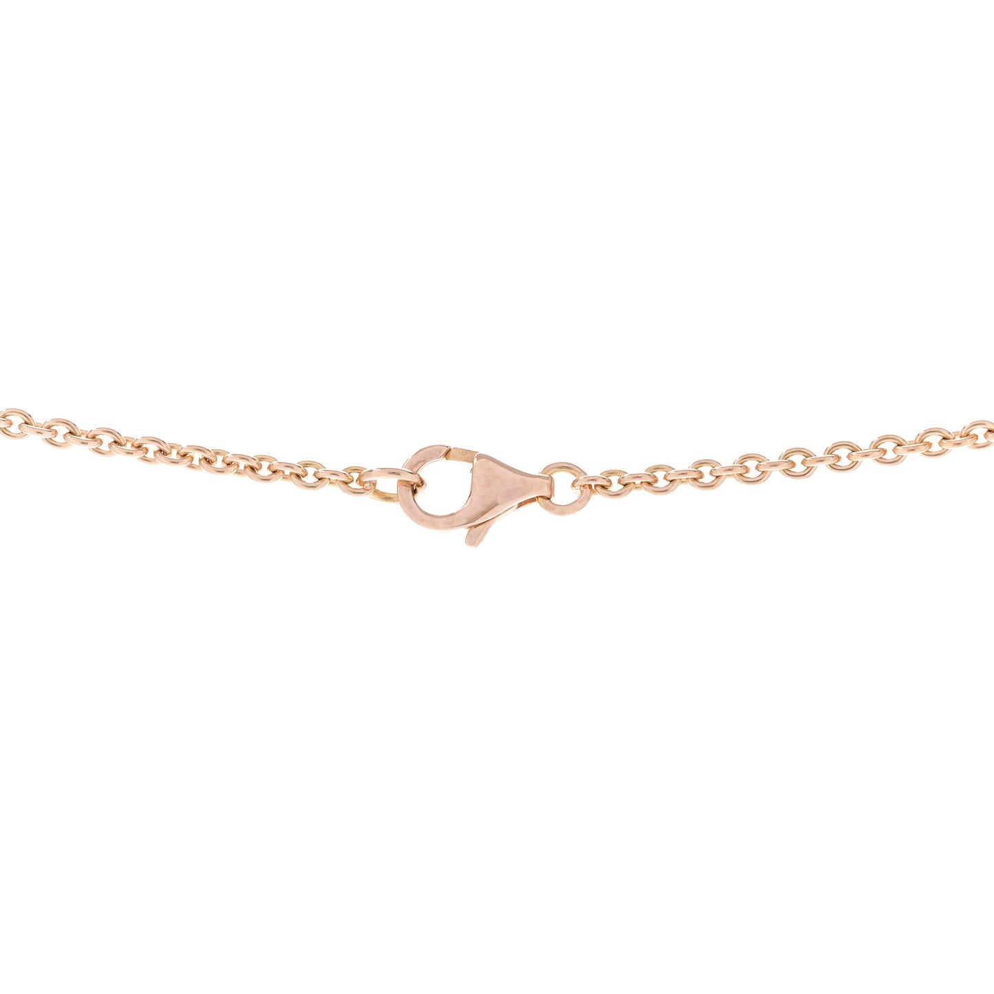 18K Pink Gold Interlocking LOVE Necklace