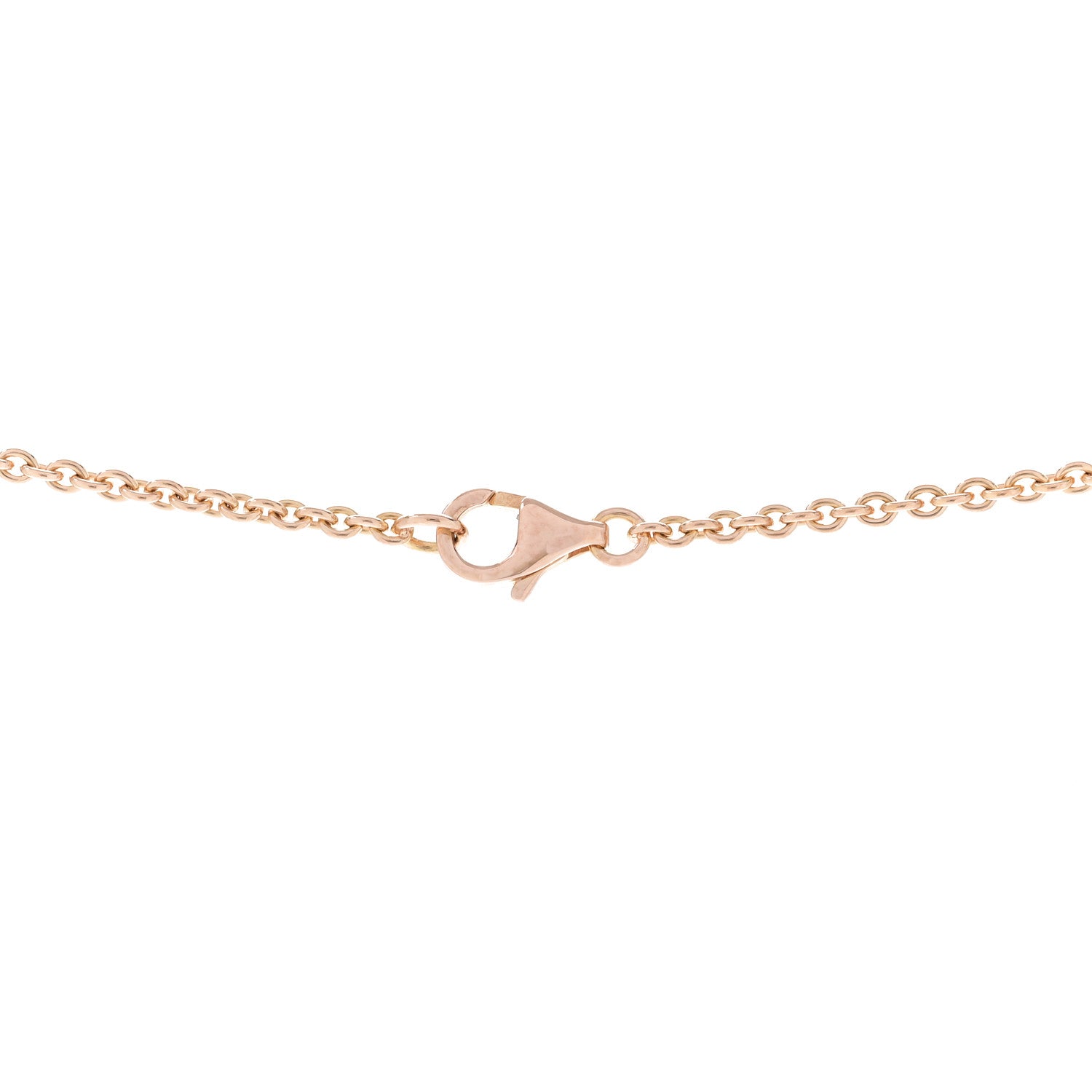 Cartier 18K Pink Gold Interlocking LOVE Necklace 4 of 5