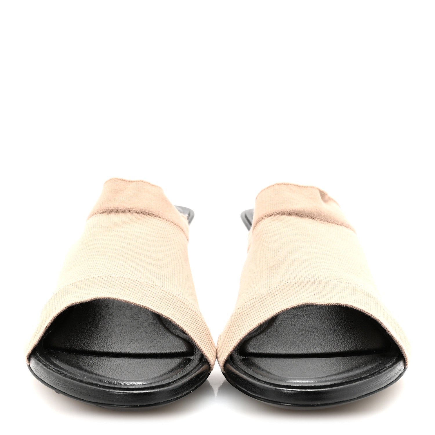 Balenciaga Stretch Knit Mule Sandal 37 Beige 3 of 8