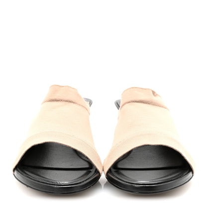 Balenciaga Stretch Knit Mule Sandal 37 Beige 3 of 8
