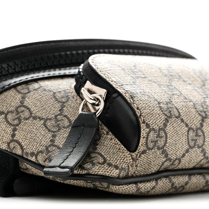 Gucci GG Supreme Monogram Belt Bag Black 9 of 10