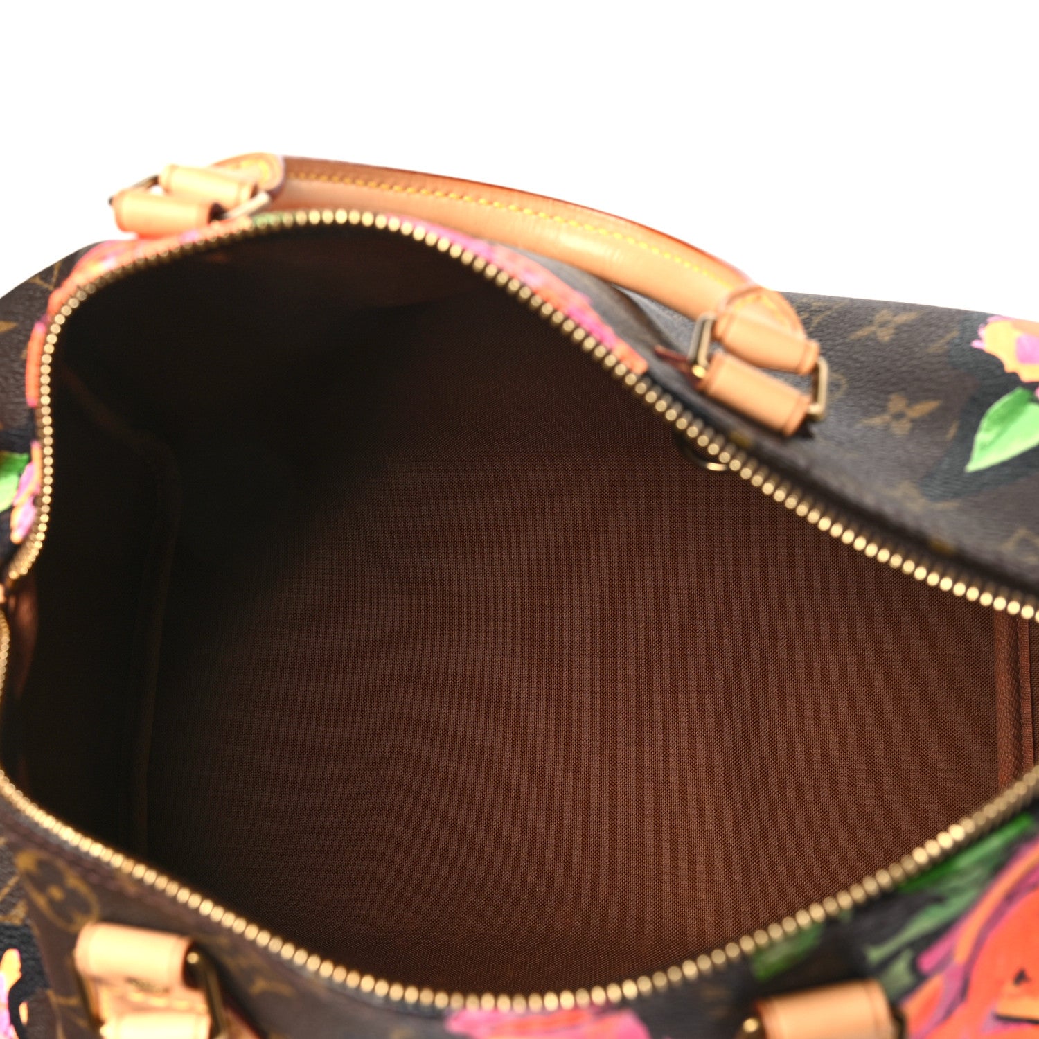 Louis Vuitton Monogram Roses Speedy 30 5 of 9