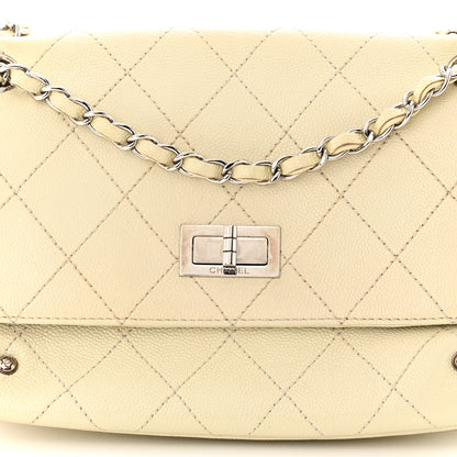 Chanel Glazed Caviar Pocket In The City Flap White 8 of 12