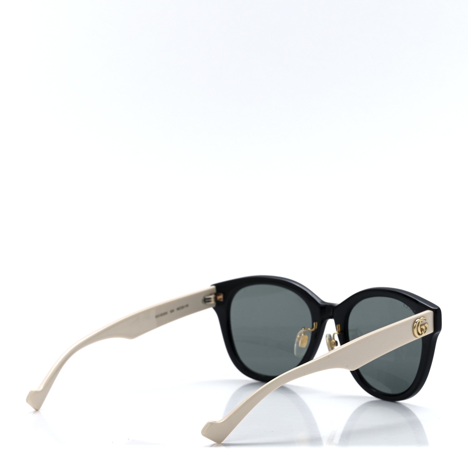 Gucci Acetate Square Frame Sunglasses GG1000SK Black White 4 of 9